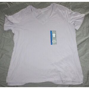 Member's Mark Women's Soft V-Neck Short Sleeve Everyday Tunic T-Shirt size M